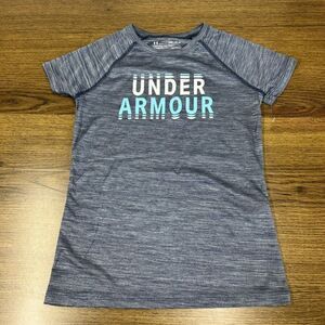 Under Armour YMD Heatgear short sleeve shirt blue White‎  Medium